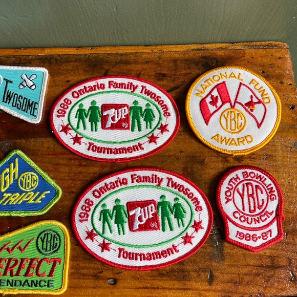 Collection of 12 Vintage Youth Bowling Embroidered Patches - Picture 3 of 7
